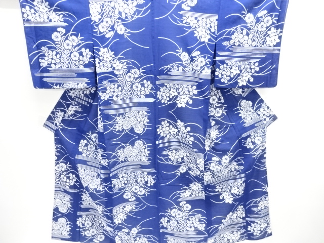 Japanese Kimono / Tsumugi Omeshi Silk